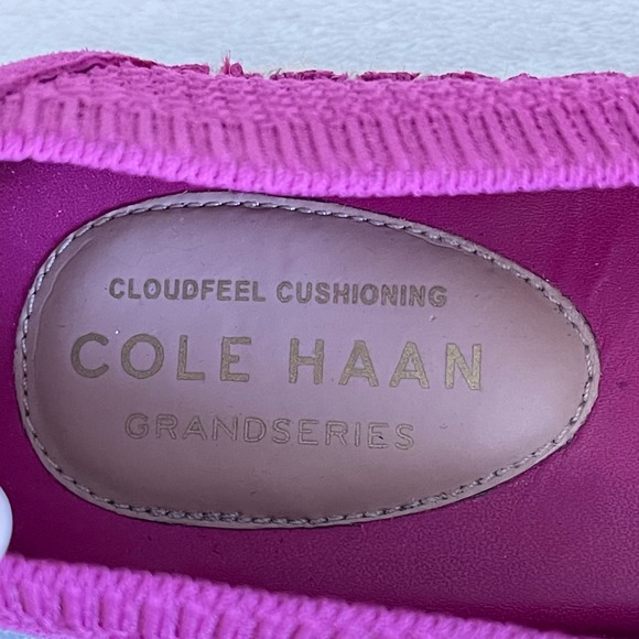 Cole Haan Cloudfeel Women's New Pink Slip On Espadrille Loafers Shoes Size 7B - Picture 3 of 14